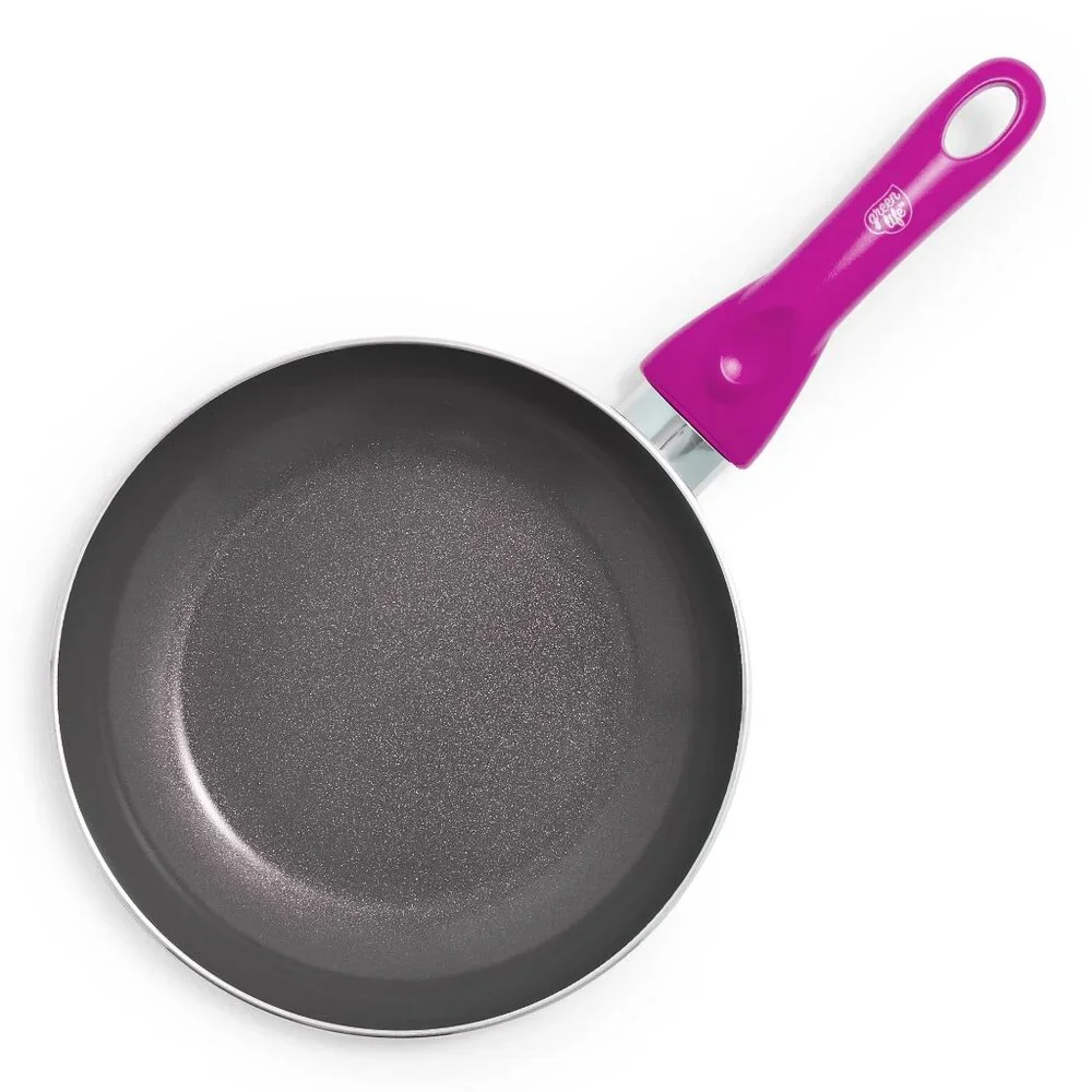Green Life Essentials 8” Ceramic Nonstick Aluminum Fry Pan Bright Pink Magenta